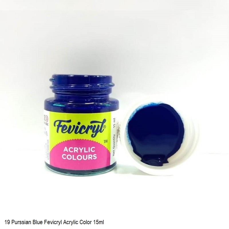 Fevicryl Acrylic Paint - Prussian Blue (19)