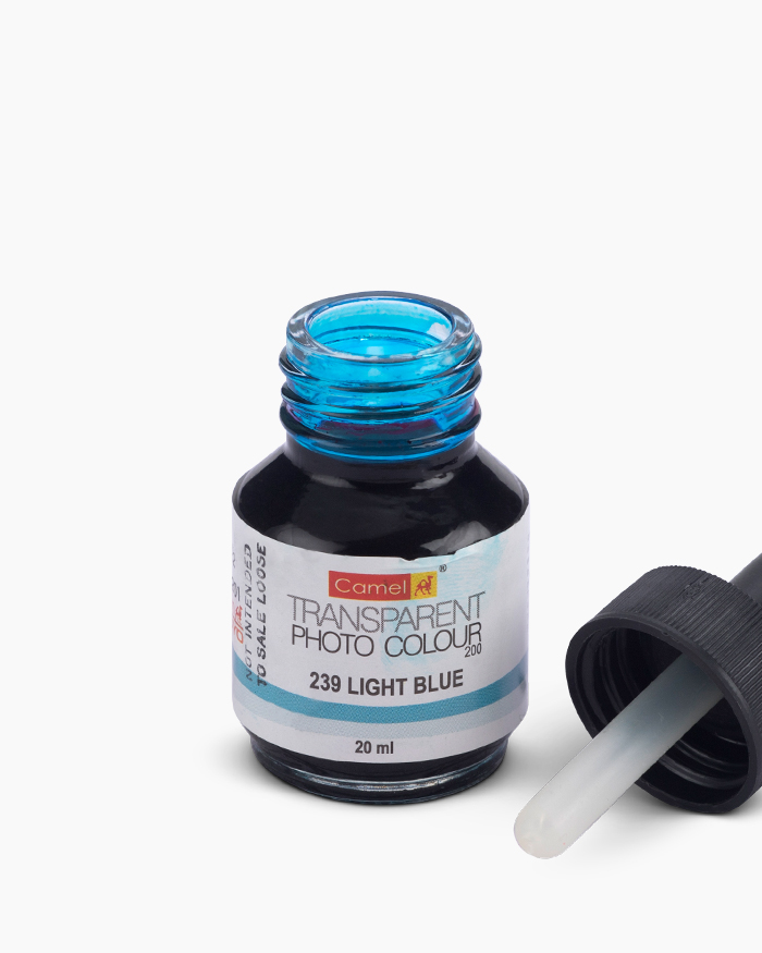 Camel Fabrica Acrylic Colour (Ultra Range) - Light Blue (239) - Bottle of  15 ML